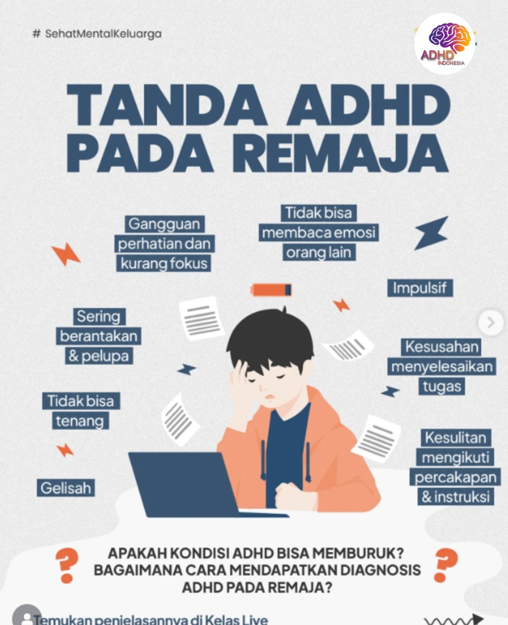 Screening ADHD Non-Diagnostik: Edukasi Awal bagi Orang Tua di Kota Batu